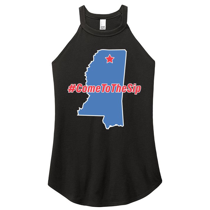 Come To The Sip Women's Perfect Tri Rocker Tank