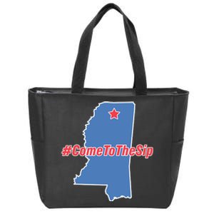 Come To The Sip Zip Tote Bag