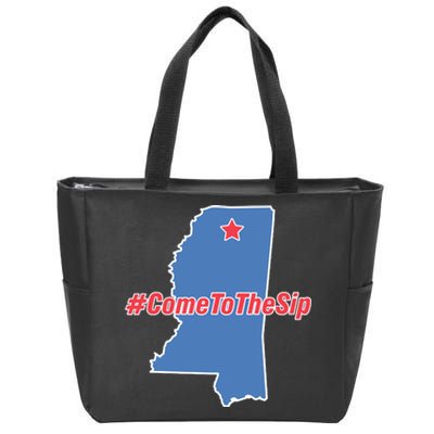 Come To The Sip Zip Tote Bag