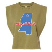 Come To The Sip Garment-Dyed Women's Muscle Tee
