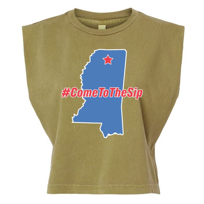 Come To The Sip Garment-Dyed Women's Muscle Tee