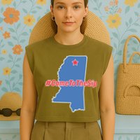 Come To The Sip Garment-Dyed Women's Muscle Tee