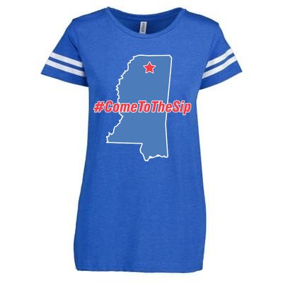 Come To The Sip Enza Ladies Jersey Football T-Shirt