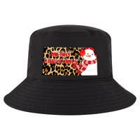 Leopard Kansas Christmas With Snowman Cool Comfort Performance Bucket Hat
