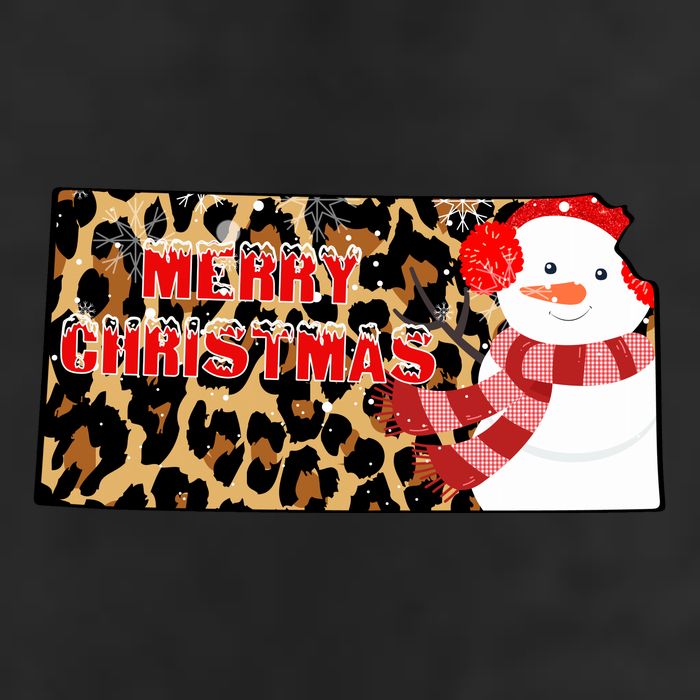 Leopard Kansas Christmas With Snowman 15oz Campfire Ceramic Mug