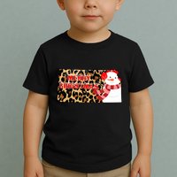 Leopard Kansas Christmas With Snowman Toddler T-Shirt