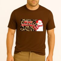 Leopard Kansas Christmas With Snowman Cooling Performance Crew T-Shirt