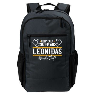 Leonidas Keep Calm And Let Leonidas Handle That Cool Gift Daily Commute Backpack