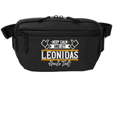 Leonidas Keep Calm And Let Leonidas Handle That Cool Gift Crossbody Pack