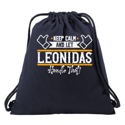 Leonidas Keep Calm And Let Leonidas Handle That Cool Gift Drawstring Bag