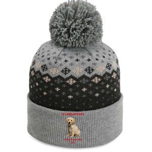 Labs Kisses Can Fix Any Bad Day! The Baniff Cuffed Pom Beanie