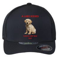 Labs Kisses Can Fix Any Bad Day! Flexfit Unipanel Trucker Cap