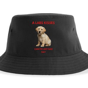 Labs Kisses Can Fix Any Bad Day! Sustainable Bucket Hat