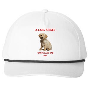 Labs Kisses Can Fix Any Bad Day! Snapback Five-Panel Rope Hat