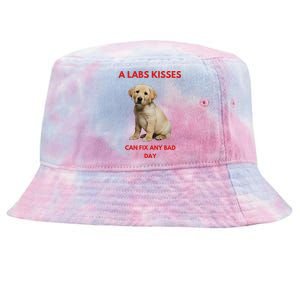 Labs Kisses Can Fix Any Bad Day! Tie-Dyed Bucket Hat