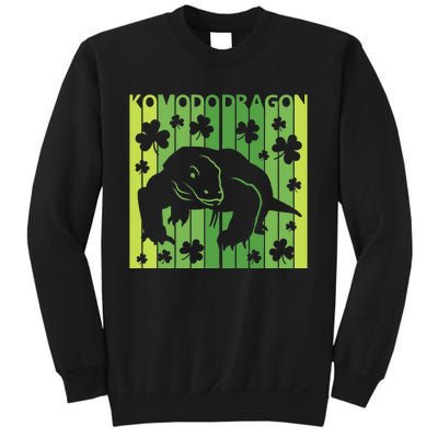 Lucky Komodo Dragon Animal St Patrick's Day Irish Sweatshirt