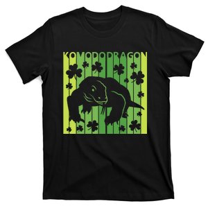 Lucky Komodo Dragon Animal St Patrick's Day Irish T-Shirt