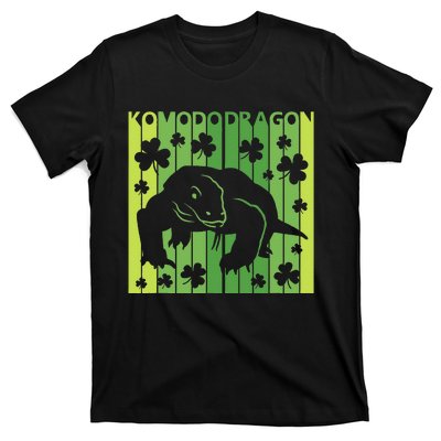 Lucky Komodo Dragon Animal St Patrick's Day Irish T-Shirt