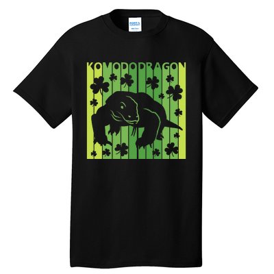 Lucky Komodo Dragon Animal St Patrick's Day Irish Tall T-Shirt