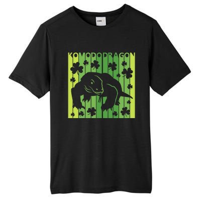 Lucky Komodo Dragon Animal St Patrick's Day Irish Tall Fusion ChromaSoft Performance T-Shirt