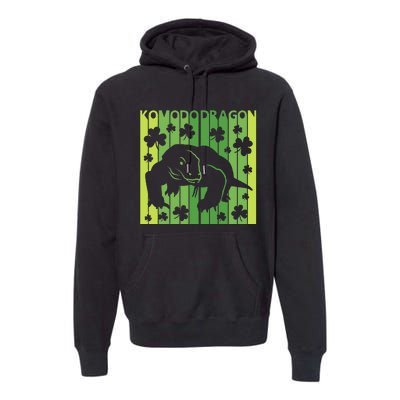 Lucky Komodo Dragon Animal St Patrick's Day Irish Premium Hoodie