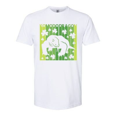 Lucky Komodo Dragon Animal St Patrick's Day Irish Softstyle CVC T-Shirt