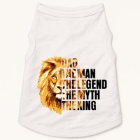 Lion King Dad Dad The Man The Legend The Myth The King Watercolor Doggie Tank