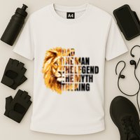 Lion King Dad Dad The Man The Legend The Myth The King Watercolor Performance Shirt