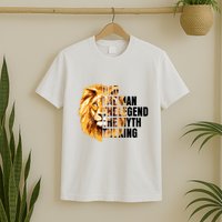 Lion King Dad Dad The Man The Legend The Myth The King Watercolor T-Shirt