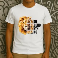 Lion King Dad Dad The Man The Legend The Myth The King Watercolor T-Shirt
