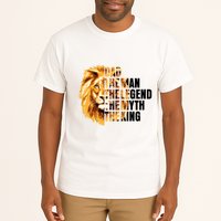 Lion King Dad Dad The Man The Legend The Myth The King Watercolor Tall T-Shirt