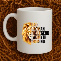 Lion King Dad Dad The Man The Legend The Myth The King Watercolor Mug