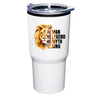 Lion King Dad Dad The Man The Legend The Myth The King Watercolor Tumbler
