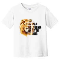 Lion King Dad Dad The Man The Legend The Myth The King Watercolor Toddler T-Shirt