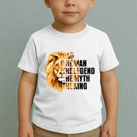 Lion King Dad Dad The Man The Legend The Myth The King Watercolor Toddler T-Shirt