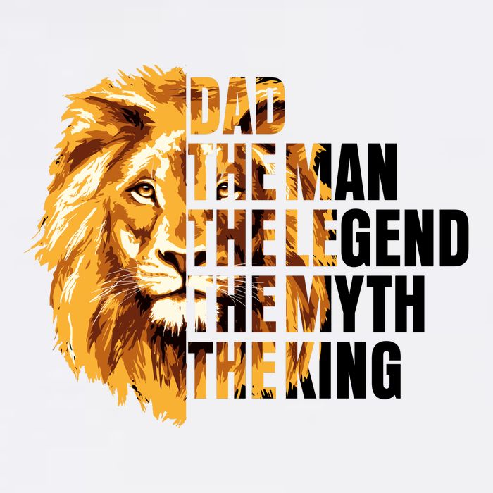 Lion King Dad Dad The Man The Legend The Myth The King Watercolor Visor