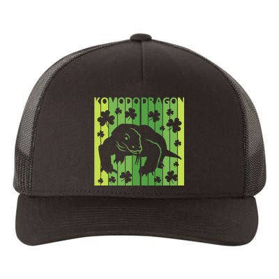 Lucky Komodo Dragon Animal St Patrick's Day Irish Yupoong Adult 5-Panel Trucker Hat