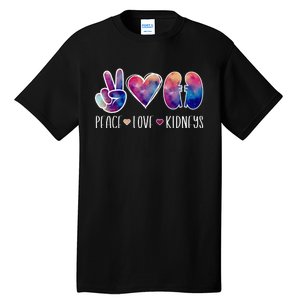 Love Kidneys Dialysis Technician Dialysis Tech Tall T-Shirt