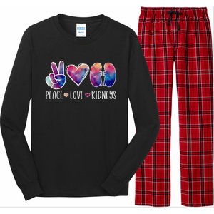 Love Kidneys Dialysis Technician Dialysis Tech Long Sleeve Pajama Set