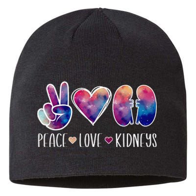 Love Kidneys Dialysis Technician Dialysis Tech Sustainable Beanie