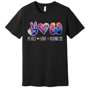 Love Kidneys Dialysis Technician Dialysis Tech Premium T-Shirt