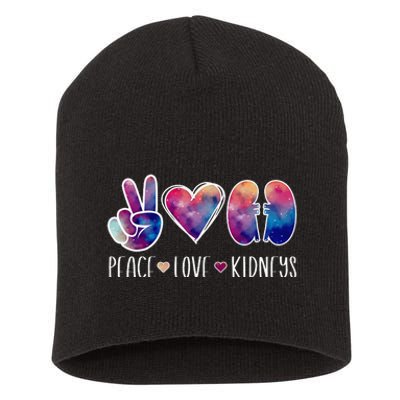 Love Kidneys Dialysis Technician Dialysis Tech Short Acrylic Beanie