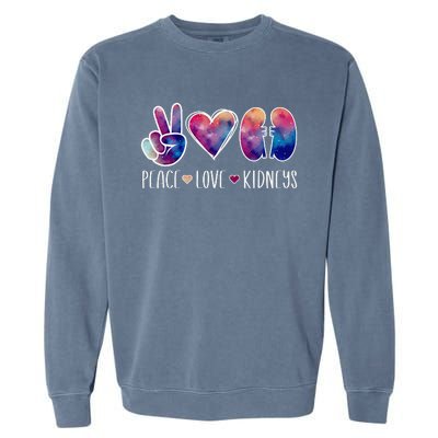 Love Kidneys Dialysis Technician Dialysis Tech Garment-Dyed Sweatshirt