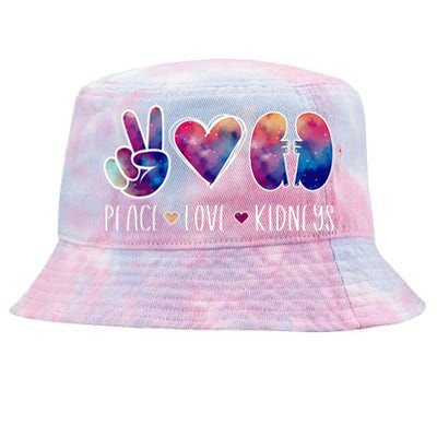 Love Kidneys Dialysis Technician Dialysis Tech Tie-Dyed Bucket Hat