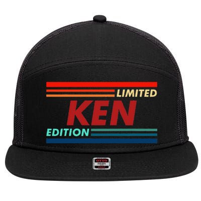 Limited Ken Edition 7 Panel Mesh Trucker Snapback Hat