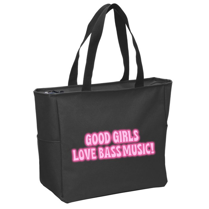Leah Kateb Ew After That He Literally Did His Big One Up There Zip Tote Bag