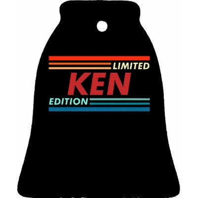 Limited Ken Edition Ceramic Bell Ornament