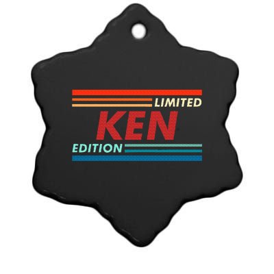 Limited Ken Edition Ceramic Star Ornament