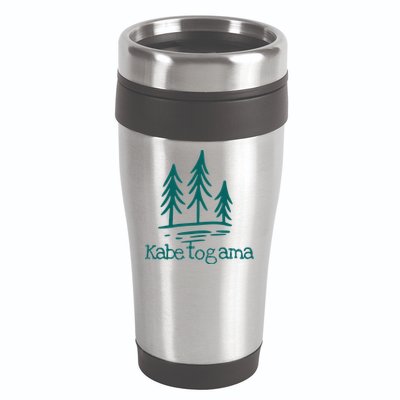 Lake Kabetogama Forest Rustic Camping Woods Trees Campground 16oz Travel Tumbler