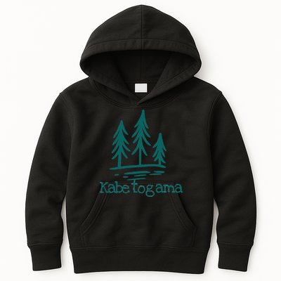 Lake Kabetogama Forest Rustic Camping Woods Trees Campground Kids Hoodie